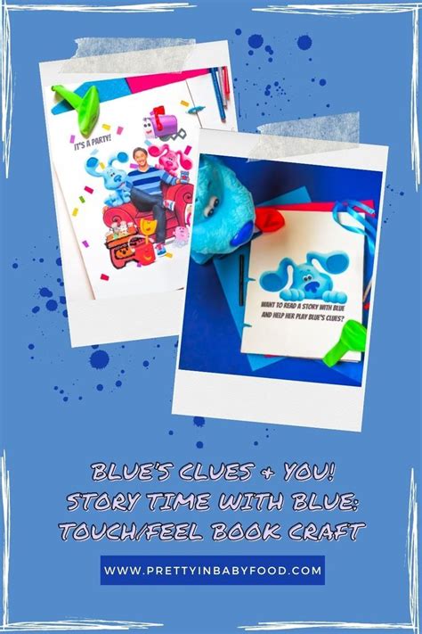 Blue’s Clues & You! Craft: Story Time with Blue Touch/Feel Book | Touch ...