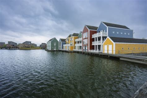 Modern Residential Architecture in Houten, the Netherlands Stock Image - Image of building ...