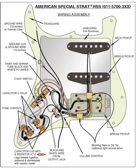 Stratocaster Hss Wiring Diagram - Art Sync