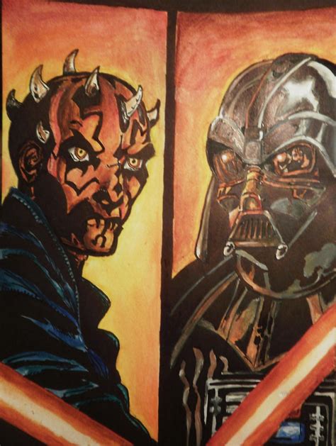 Darth Maul vs Darth Vader. by ZoeSafira on deviantART