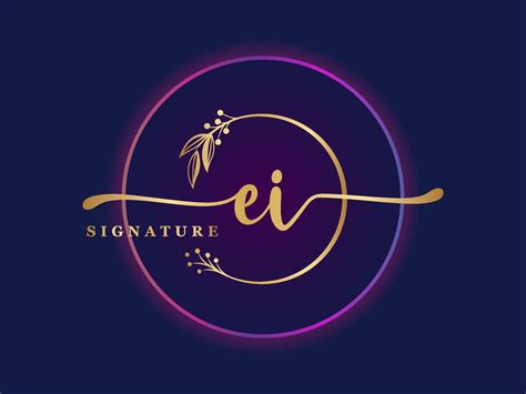 Luxury signature logo design usable for personal logo design 8096764 Vector Art at Vecteezy