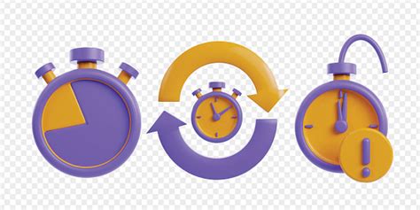 Time Management Icons Clipart Bundle Stock Illustration - Download ...