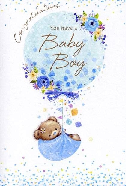 Baby Boy Card – buy online or call 01753 855568