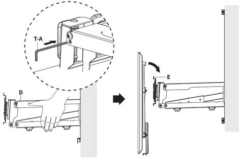 VIVO MOUNT-M-MM070R Mechanical Spring Recessed Fireplace TV Mount ...