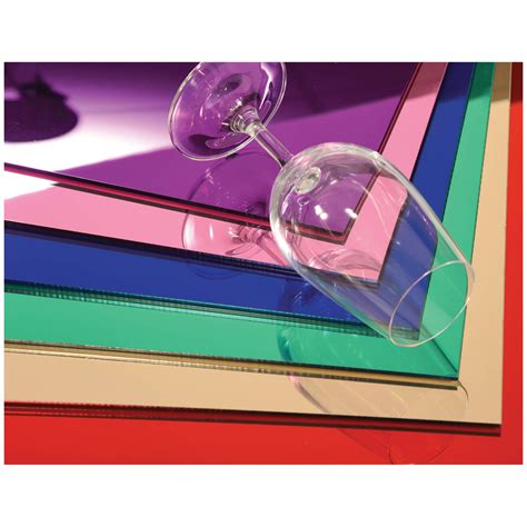 Mirrored Acrylic 3mm Sheet - 600 x 400mm Assorted Pack of 6 | Mirror ...