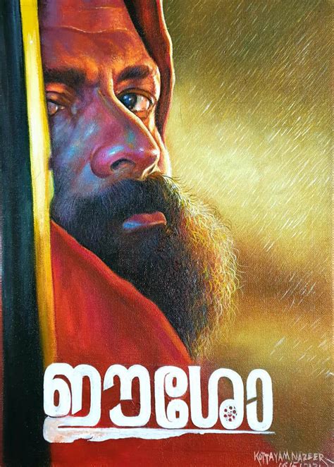 Kottayam Nazeer sketches the first look of Jayasurya's Eesho