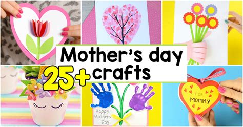 25+ Mothers Day Crafts for Kids - Most Wonderful Cards, Keepsakes and More! - Easy Peasy and Fun