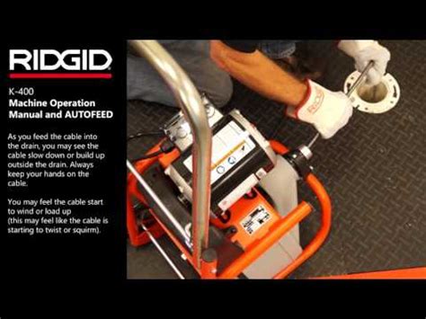 K-400 Drum Machine | RIDGID Tools