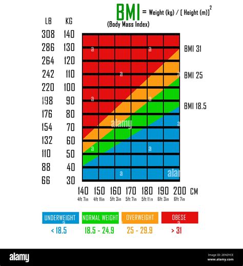 bmi index chart in kg Mass body index chart bmi table printable ...