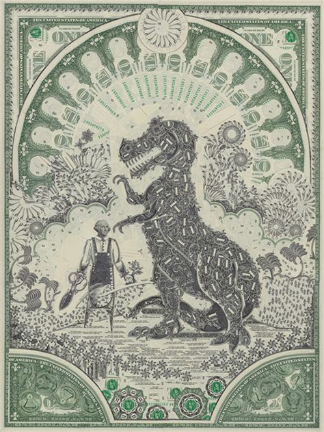 Money Is Material: Dollar Bill Art by Collage Artist Mark Wagner ...