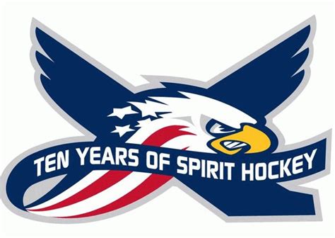 Saginaw Spirit Logo - Anniversary Logo - Ontario Hockey League (OHL) - Chris Creamer's Sports ...