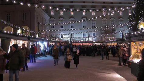 The Christmas Market Of Salzburg - Stock Video | Motion Array