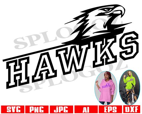 Hawks Svg Hawk Svg Hawks Png Hawks Mascot Hawks Logo - Etsy