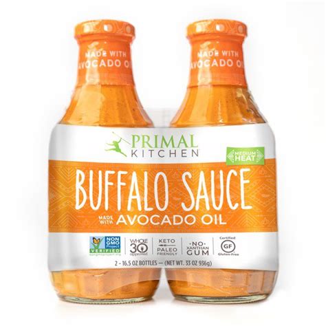 Primal Kitchen Buffalo Sauce, 2 X 16 Oz - Costco Food Database