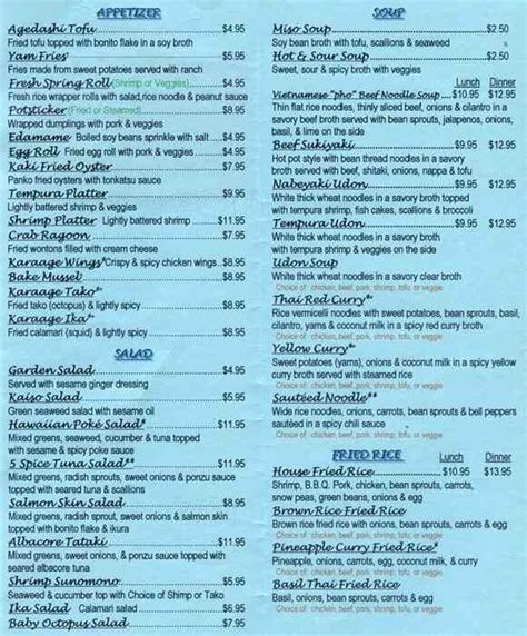 Origami Sushi Menu, Menu for Origami Sushi, Silverdale, Silverdale - Urbanspoon/Zomato