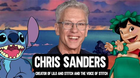 Chris Sanders: Creator of Lilo and Stitch and the voice of Stitch! - YouTube