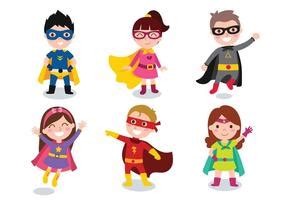 Cute Superhero Vector