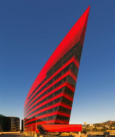 Pacific Design Center, Red Building | Red building, Futuristic ...