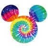 Men's Mickey & Friends Rainbow Tie-dye Mickey Mouse Logo Pull Over ...