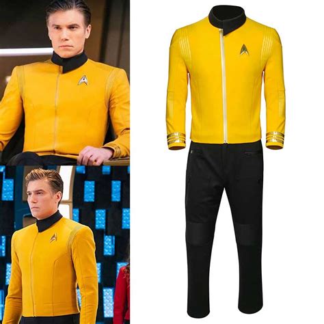 Star Trek Discovery Captain Christopher Pike Cosplay Costume Commander ...