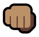 👊🏽 Oncoming Fist Emoji with Medium Skin Tone Meaning and Pictures