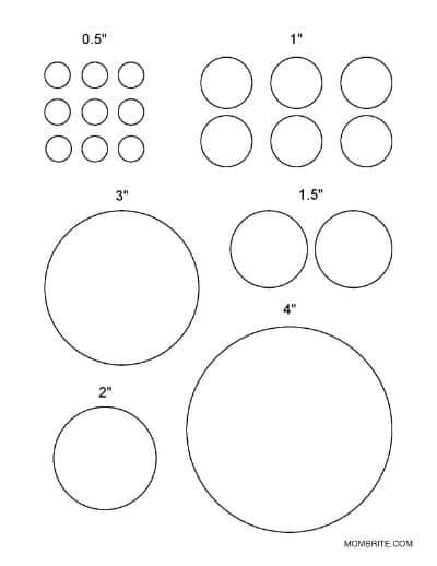 Free 1.5 Circle Template - PRINTABLE TEMPLATES