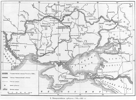 Novorossiya in 1796-1800