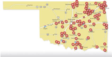 Interactive Map of Oklahoma Casinos | TravelOK.com - Oklahoma's ...