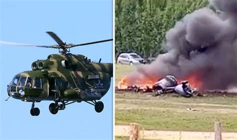 Horror video shows Russian helicopter carrying tourists crash in Siberia with six dead | World ...