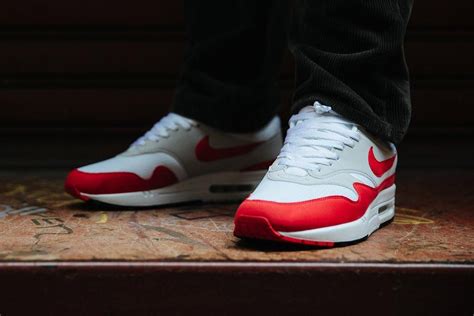 An On-Foot Look At Nike's Air Max 1 Anniversary Red Rerelease - Sneaker ...