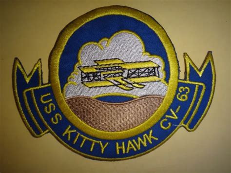 VIETNAM WAR PATCH US Navy Aircraft Carrier USS KITTY HAWK CV-63 $12.50 ...