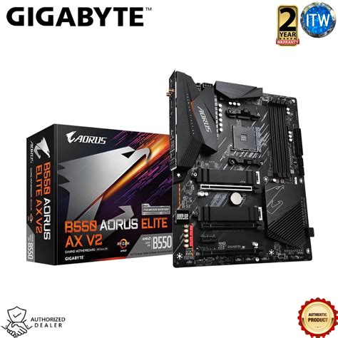 Gigabyte B550 Aorus Elite AX V2 DDR4 - AMD B550 Chipset ATX Motherboard ...