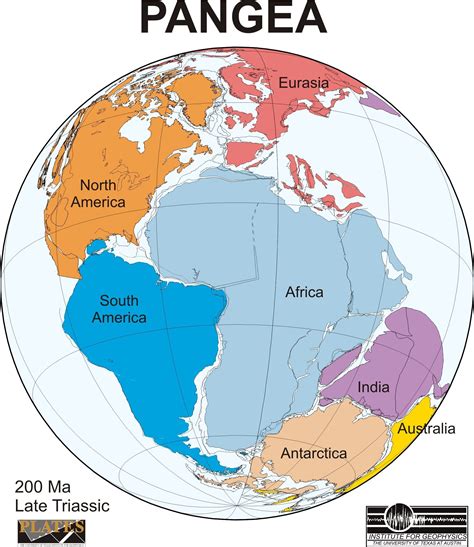 Pangaea_continents-8 | Teaching geography, Map, Geography map