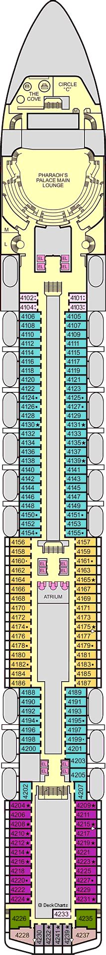 Carnival Spirit Deck Plans: Ship Layout, Staterooms & Map - Cruise Critic