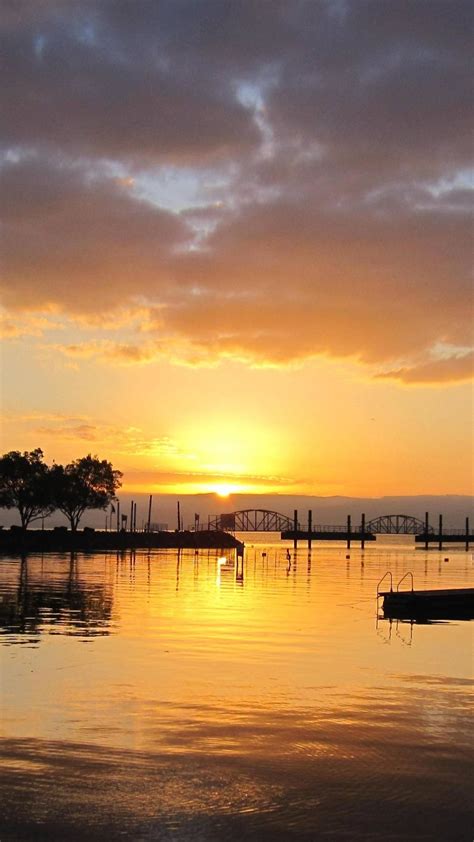 Sea of Galilee sunrise - backiee