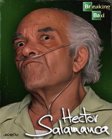 Breaking Bad / Hector Salamanca - Signed Portrait Art on Behance