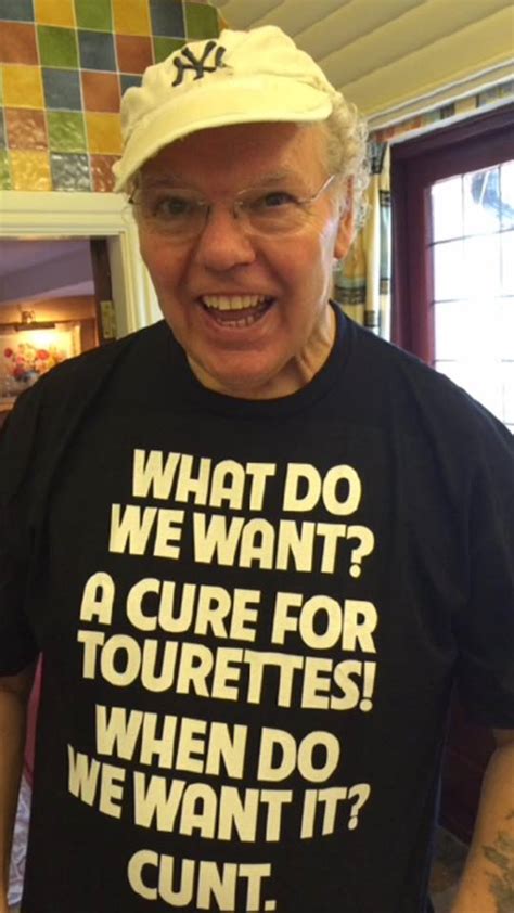 What do we want? A cure for tourettes! — Ned Martin’s Amused