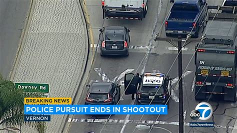 VIDEO: Wild police chase ends with dramatic shootout, standoff in ...