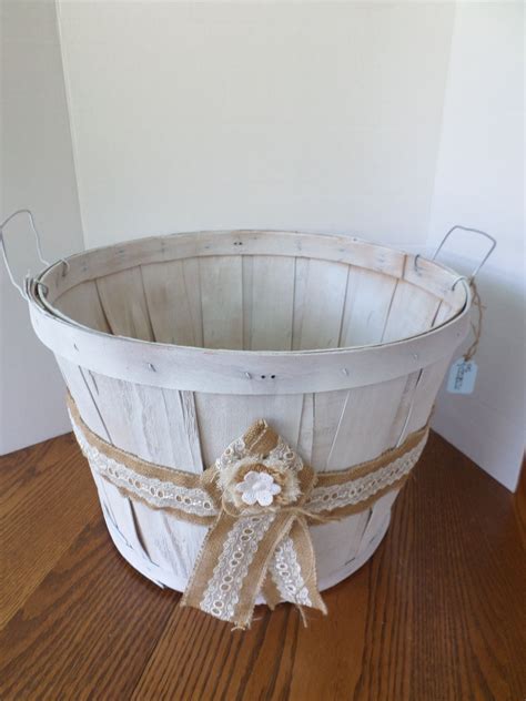 upcycled bushel basket | Basket makeover, Basket decoration, Bushel baskets