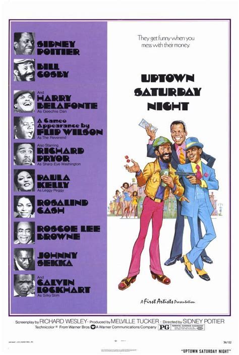 Uptown Saturday Night 27x40 Movie Poster (1974) | Saturday night movie, Harry belafonte, African ...