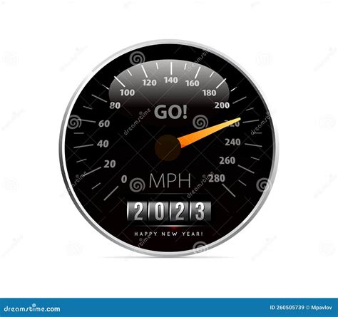 Year Speedometer 2023 Stock Illustrations – 106 Year Speedometer 2023 ...