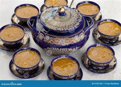 Moroccan harira soup stock image. Image of tradition - 31921201