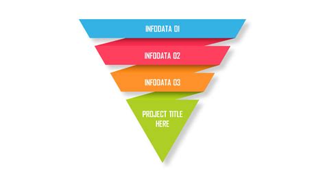 4 Levels Inverted Pyramid Infographic PowerPoint Template Infographic Powerpoint, Infographics ...