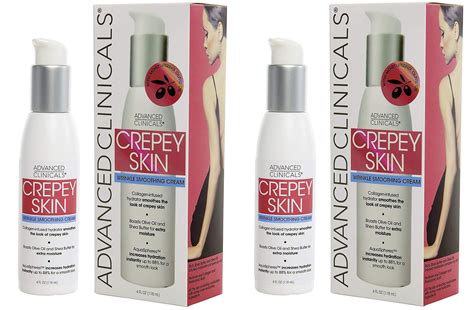 Advanced Clinicals Crepey Skin Wrinkle Soothing Cream. Retinol Cream for Body, Neck, Decollete ...