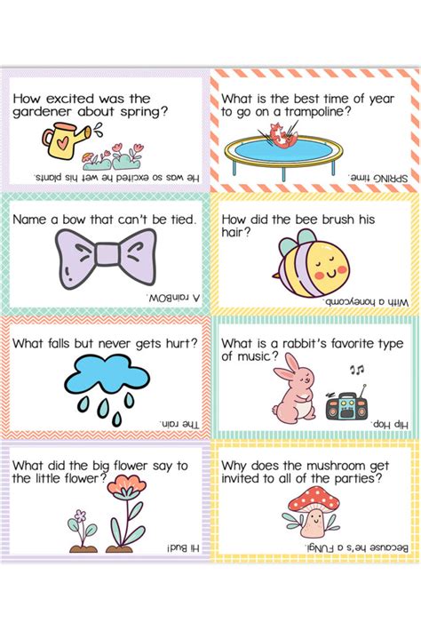 50+ Spring Jokes for Kids - Free Printable Spring Lunch Notes Included