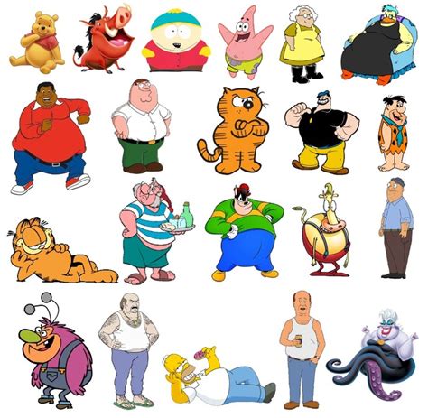 Find the Chubby Cartoon Characters Quiz - By johncenafan612