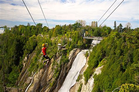 Tyrolienne - Zipline - Parc de la Chute-Montmorency - Sépaq