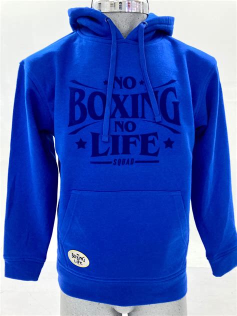 NO BOXING NO LIFE - Hoodie Azure Blue – KO Sports UK