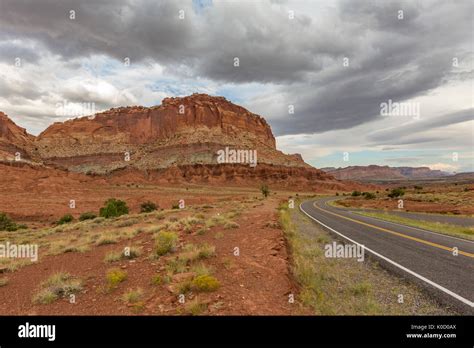 Scenic byway 24. Capitol Reef National Park, Wayne County, Utah, USA Stock Photo - Alamy