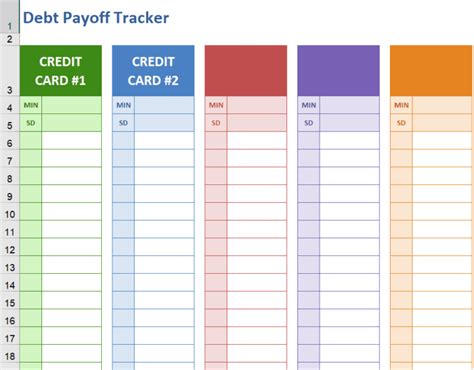 use our automated Excel Debt Payoff Tracker to track your Debts